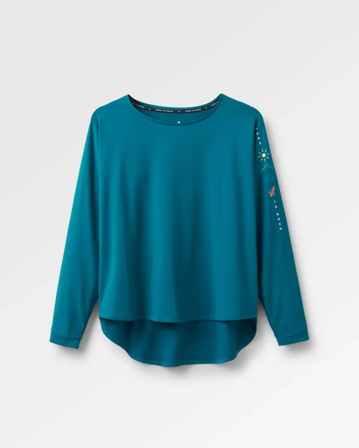 Women Tops Passenger Hatha Recycled Active Top Blue Steel Blue Steel
