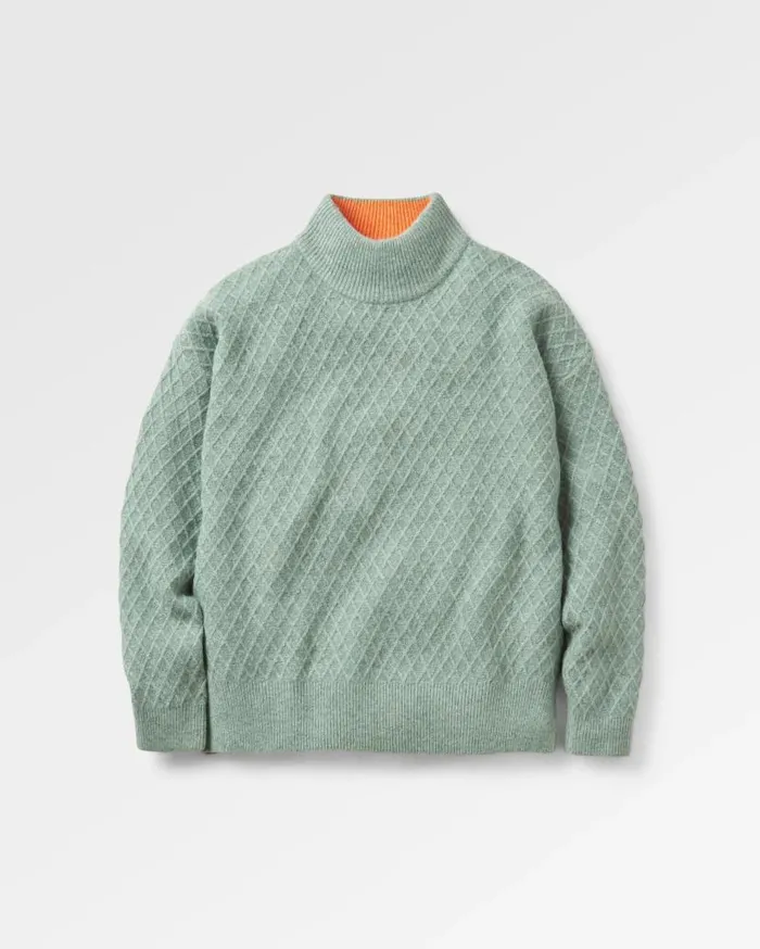 Women Tops Passenger Hinterland Recycled Knitted Jumper Pistachio Pistachio