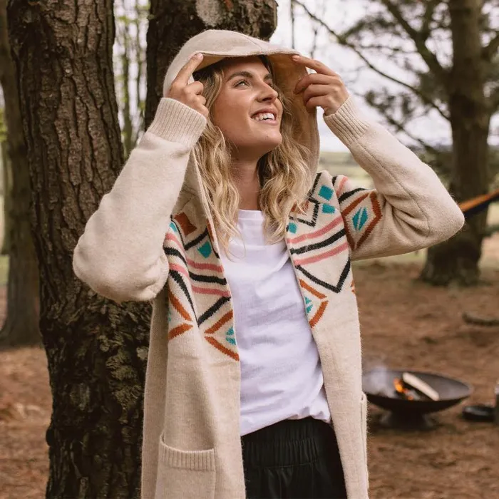 Women Tops Passenger Palumbo Hooded Cardigan Off White Off White