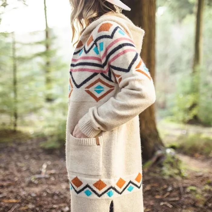 Women Tops Passenger Palumbo Hooded Cardigan Off White Off White