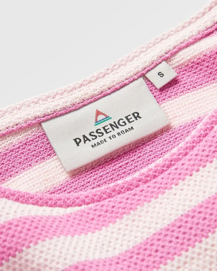 Women Tops Passenger Panorama Striped LS TShirt Mauve Haze Stripe Mauve Haze Stripe