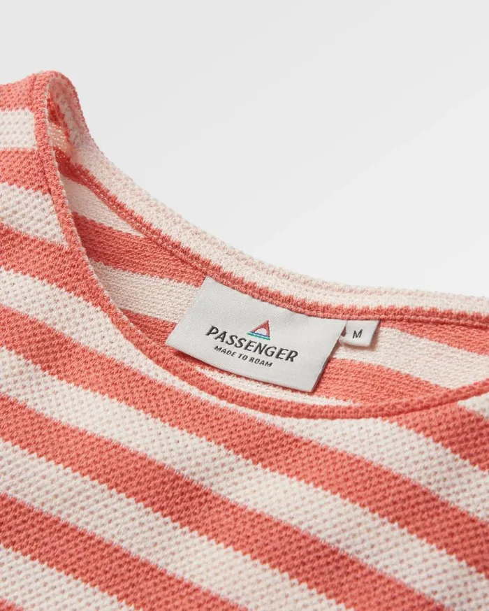 Women Tops Passenger Panorama Striped LS TShirt Shell Pink Stripe Shell Pink Stripe