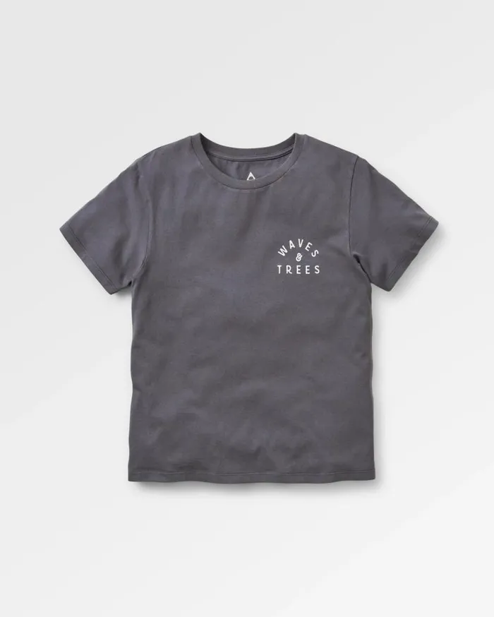 Women Tops Passenger Penida TShirt Charcoal Charcoal