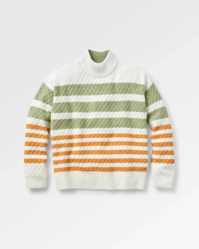 Women Tops Passenger Ramble Recycled Knitted Jumper Off White Off White