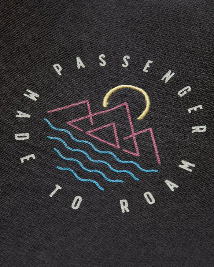 Women Tops Passenger Remote Recycled Cotton Sweatshirt Black Black