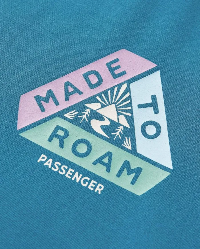 Women Tops Passenger River Recycled Active LS TShirt Dusty Ochre Corsair Blue Dusty Ochre Corsair Blue