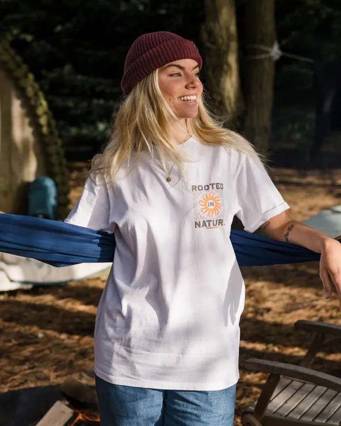 Women Tops Passenger Rooted In Nature Recycled Cotton TShirt White White