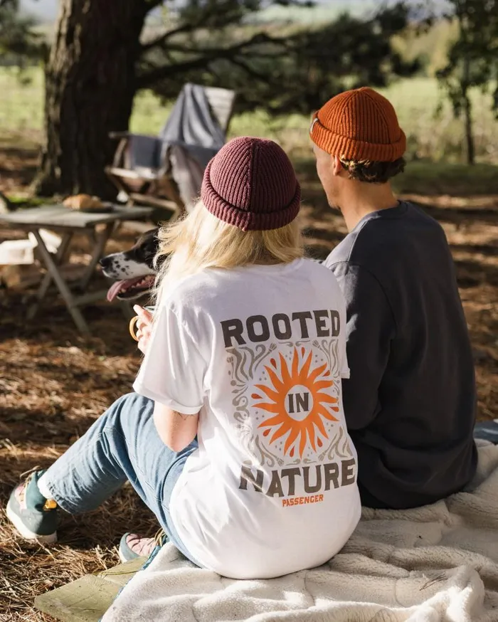 Women Tops Passenger Rooted In Nature Recycled Cotton TShirt White White