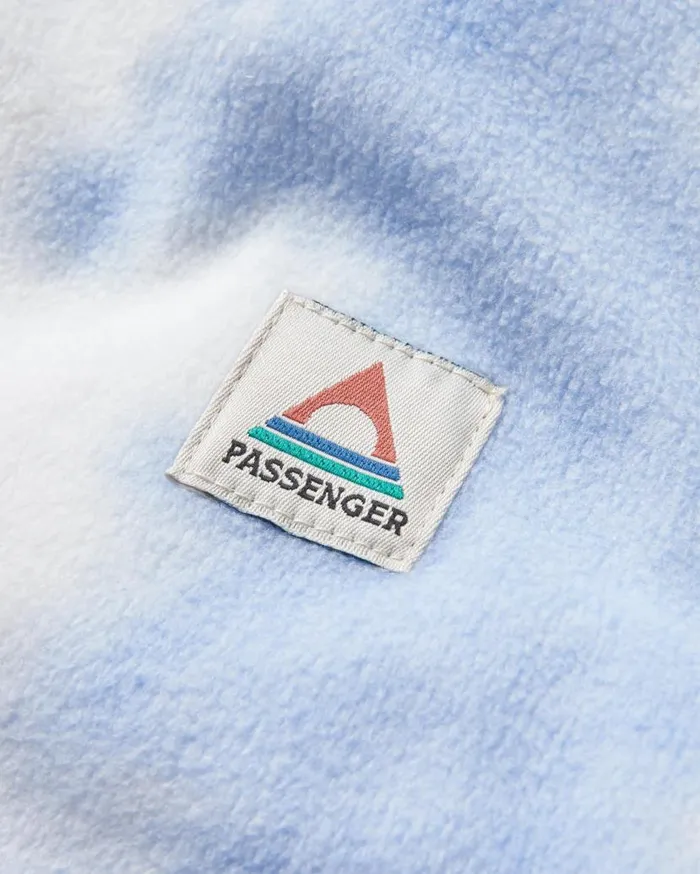 Women Tops Passenger Sorrel Recycled Polar Fleece Tie Dye Cornflower Tie Dye Cornflower