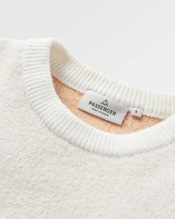 Women Tops Passenger Vista Recycled Knitted Jumper Off White Off White