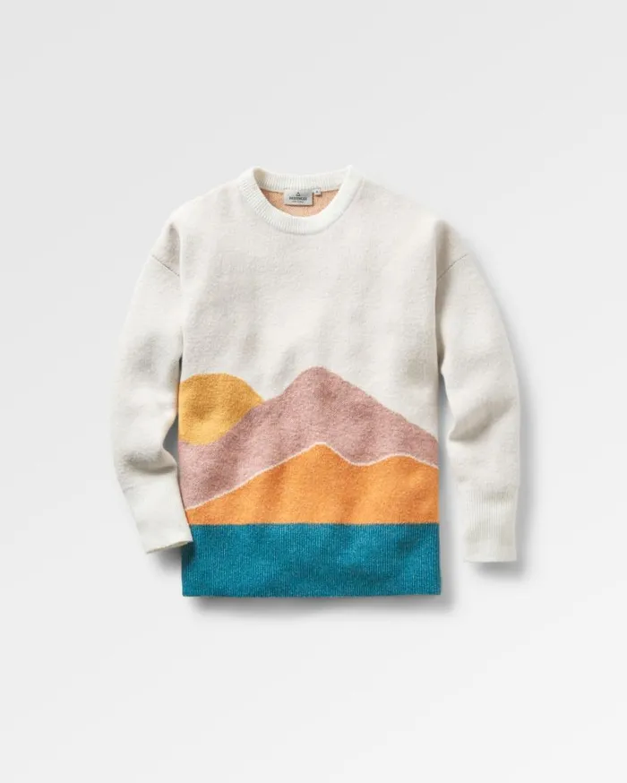 Women Tops Passenger Vista Recycled Knitted Jumper Off White Off White