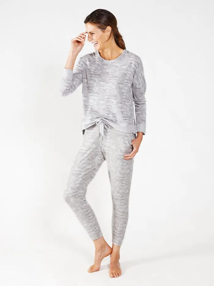 Women Varsity Brushed Lightweight Jogger Tasc Performance Pants Joggers