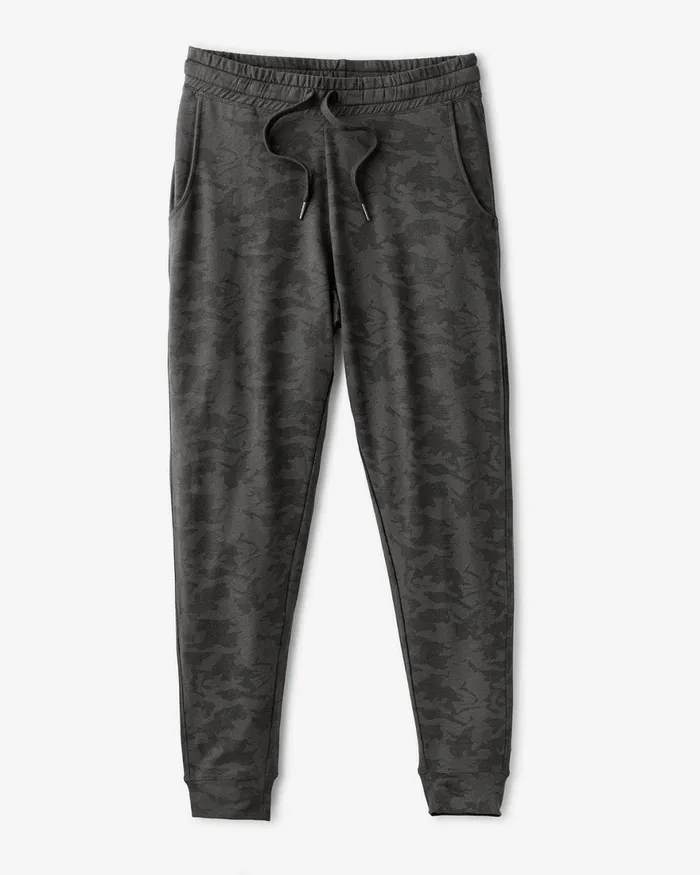 Women Varsity Brushed Lightweight Jogger Tasc Performance Pants Joggers