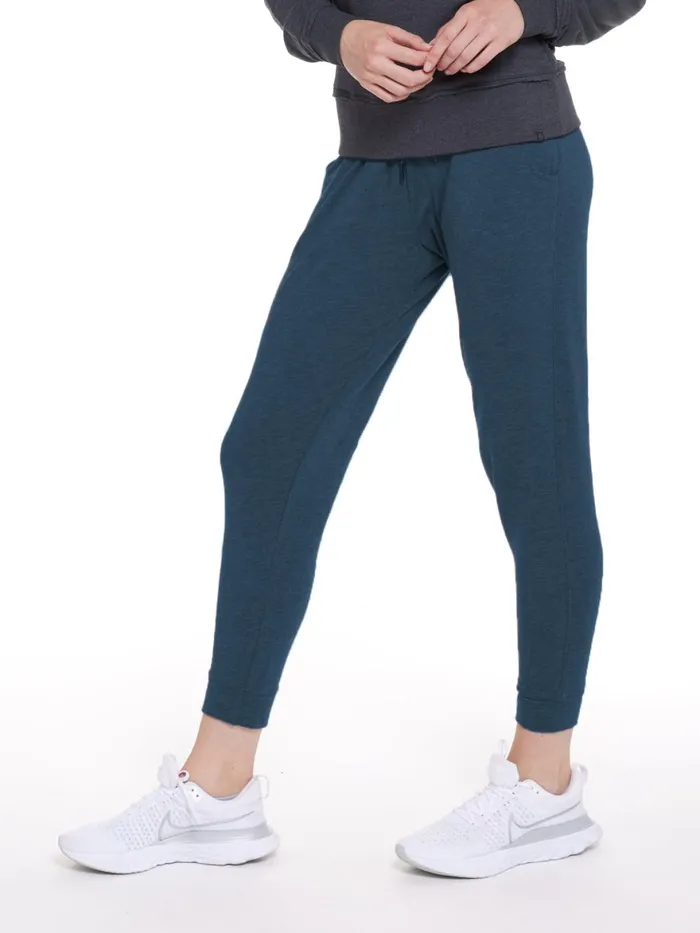 Women Varsity Brushed Lightweight Jogger Tasc Performance Pants Joggers