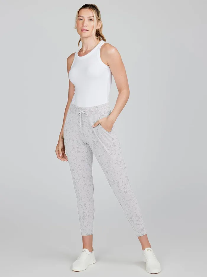 Women Varsity Brushed Lightweight Jogger Tasc Performance Pants Joggers