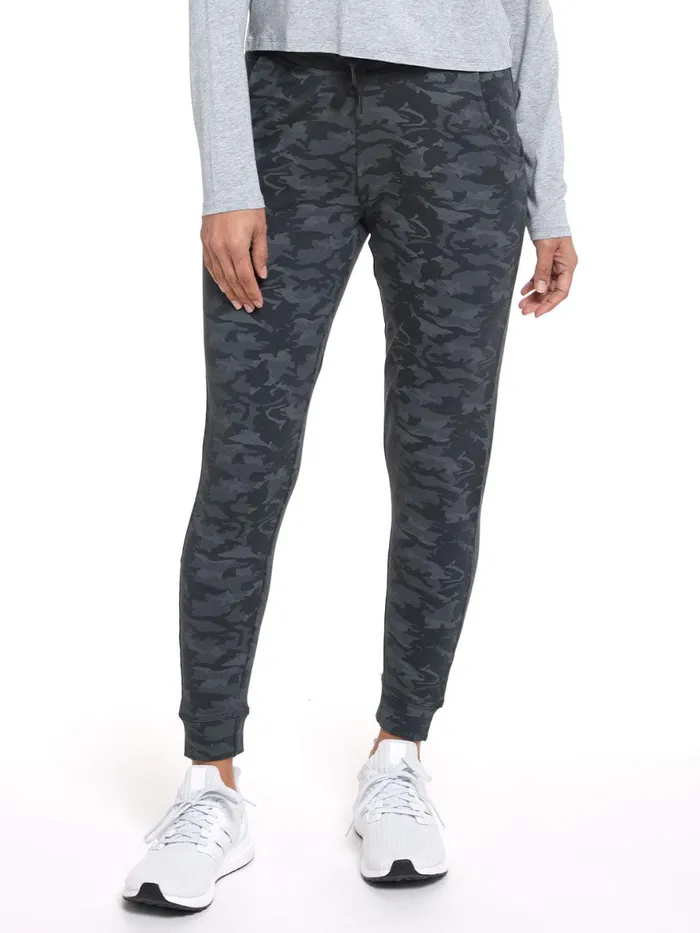 Women Varsity Brushed Lightweight Jogger Tasc Performance Pants Joggers