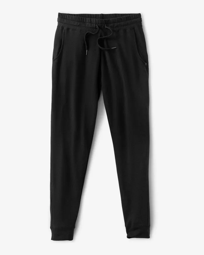 Women Varsity Brushed Lightweight Jogger Tasc Performance Pants Joggers