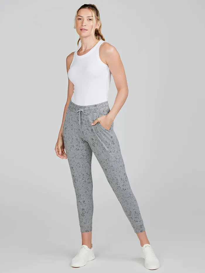 Women Varsity Brushed Lightweight Jogger Tasc Performance Pants Joggers