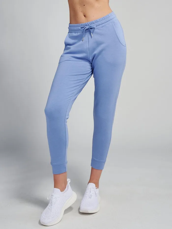 Women Varsity Brushed Lightweight Jogger Tasc Performance Pants Joggers