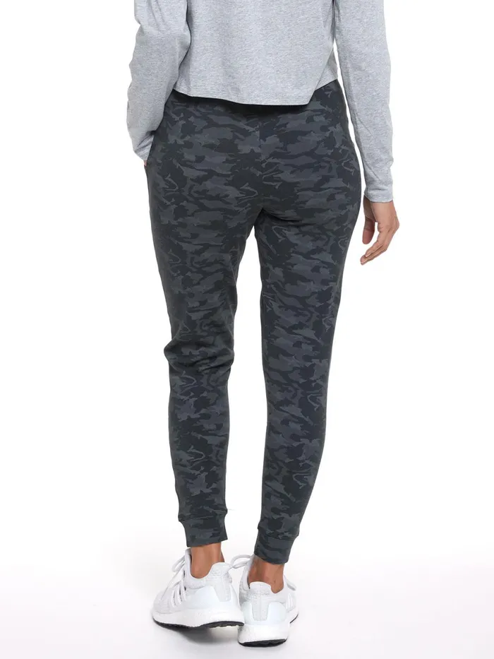 Women Varsity Brushed Lightweight Jogger Tasc Performance Pants Joggers
