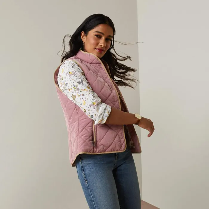 Woodside 20 Vest Nostalgia Rose Women Ariat Jackets and Vests