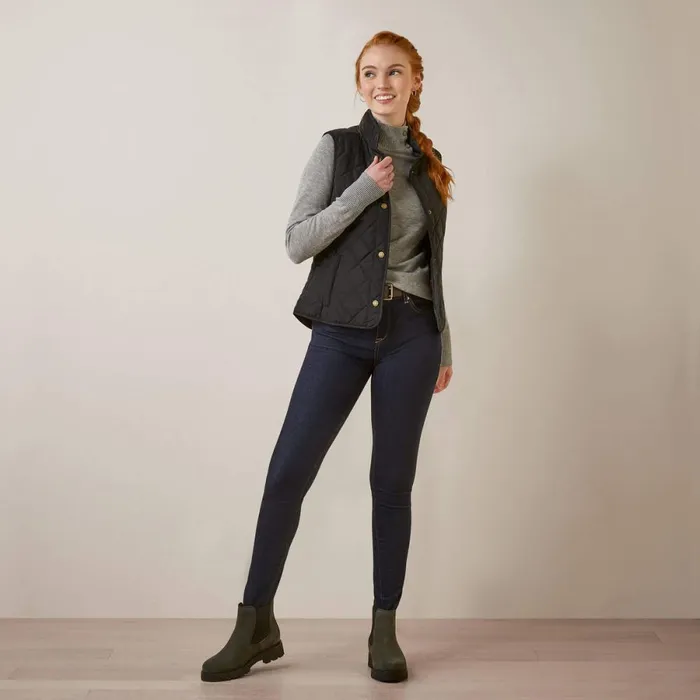 Woodside Vest Black Women Ariat Jackets and Vests Woodside Vest Black Women Ariat Jackets and Vests