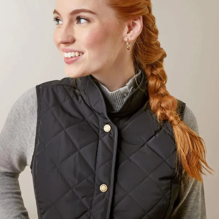 Woodside Vest Black Women Ariat Jackets and Vests Woodside Vest Black Women Ariat Jackets and Vests
