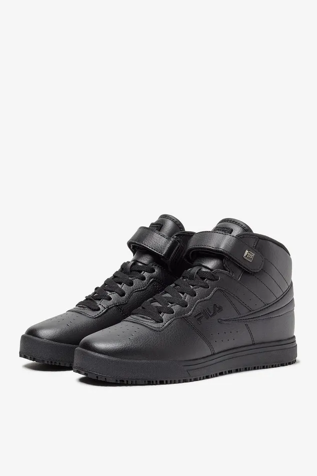 Work Shoes Women Fila Vulc 13 Slip Resistant Shoe 001 Black Black Black