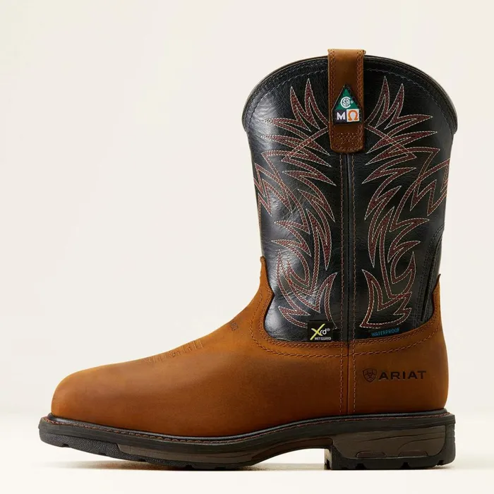 WorkHog MetGuard CSA Waterproof Composite Toe Work Boot Dark Coppermidnight Blue Men Ariat Work Boots WorkHog MetGuard CSA Waterproof Composite Toe Work Boot Dark Coppermidnight Blue Men Ariat Work Boots