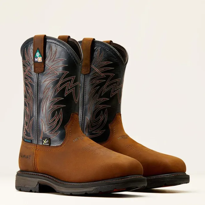 WorkHog MetGuard CSA Waterproof Composite Toe Work Boot Dark Coppermidnight Blue Men Ariat Work Boots WorkHog MetGuard CSA Waterproof Composite Toe Work Boot Dark Coppermidnight Blue Men Ariat Work Boots