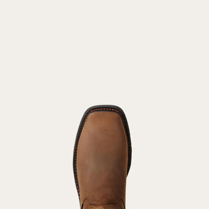 WorkHog Wellington Waterproof Composite Toe Work Boot Oily Distressed Brown Men Ariat Work Boots WorkHog Wellington Waterproof Composite Toe Work Boot Oily Distressed Brown Men Ariat Work Boots
