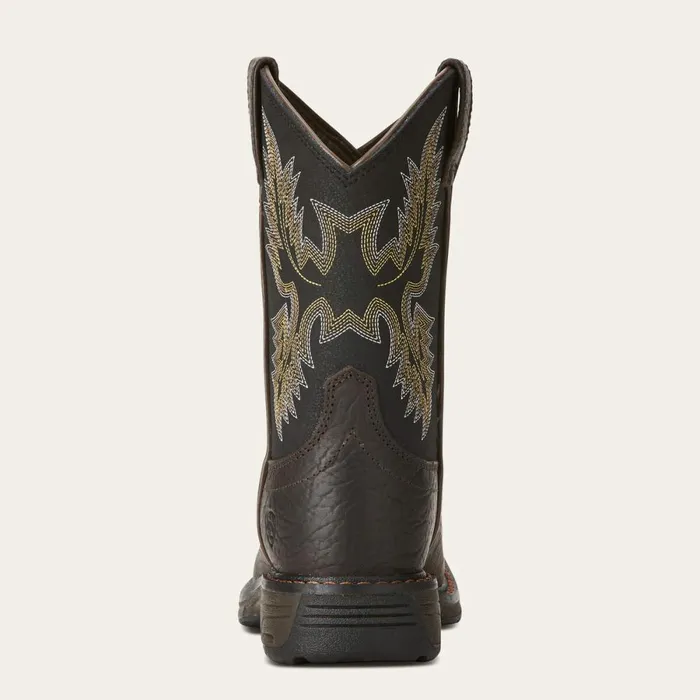 WorkHog Wide Square Toe Boot Bruin Brown Kids Ariat Big Kids039 Footwear WorkHog Wide Square Toe Boot Bruin Brown Kids Ariat Big Kids039 Footwear