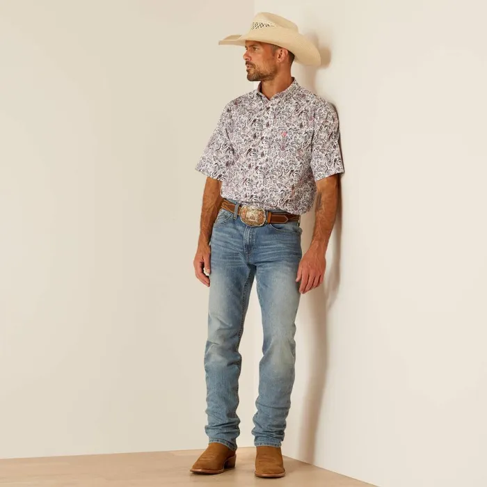 Wrinkle Free Whitaker Classic Fit Shirt Peacoat Men Ariat Button Down Shirts Wrinkle Free Whitaker Classic Fit Shirt Peacoat Men Ariat Button Down Shirts