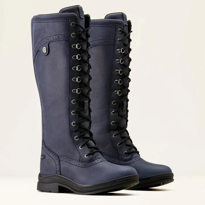 Wythburn Tall Waterproof Boot Navy Women Ariat Waterproof Boots