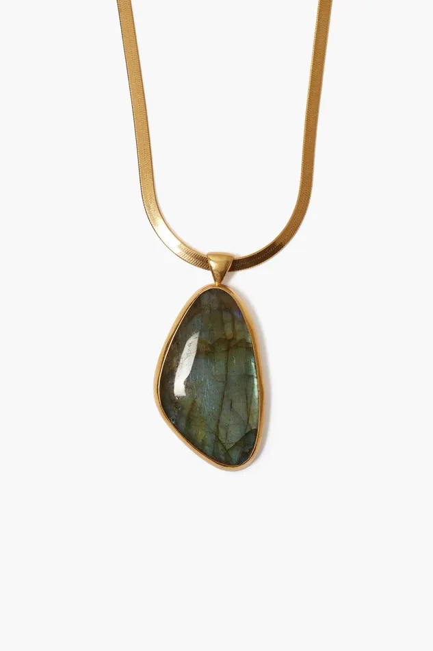 Yasmine Necklace Gold Labradorite Women Chan Luu Necklaces