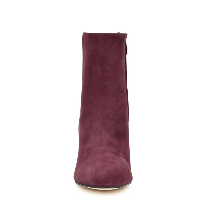 Yast Dress Booties Dark Red Women Nine West Boots and Booties