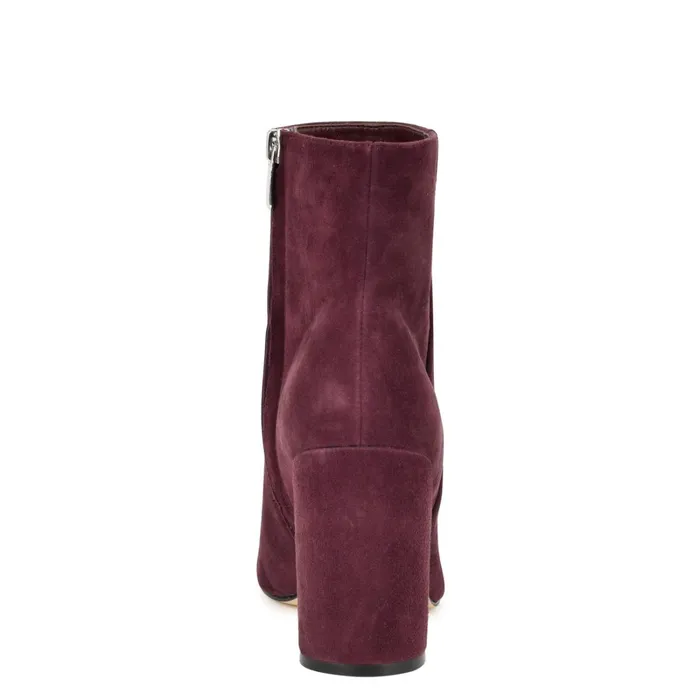 Yast Dress Booties Dark Red Women Nine West Boots and Booties