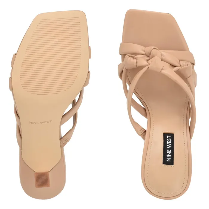 Yeander Heeled Slide Sandals Warm Blush Women Nine West Heeled Yeander Heeled Slide Sandals Warm Blush Women Nine West Heeled