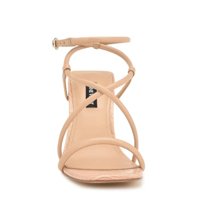 Yeera Strappy Heeled Sandals Warm Blush Women Nine West Sandals Yeera Strappy Heeled Sandals Warm Blush Women Nine West Sandals