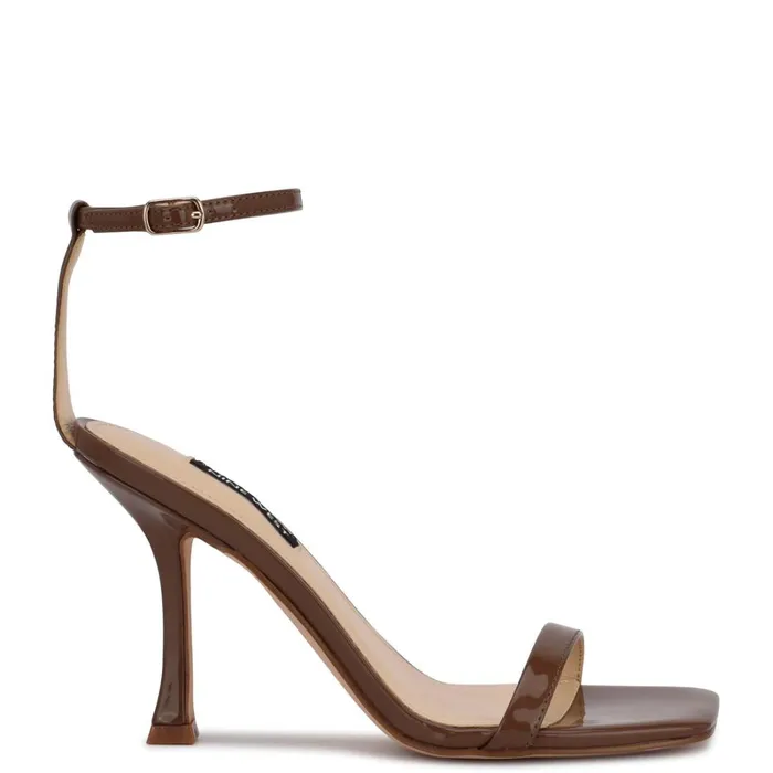 Yess Ankle Strap Sandals New Maple Patent Women Nine West Dress