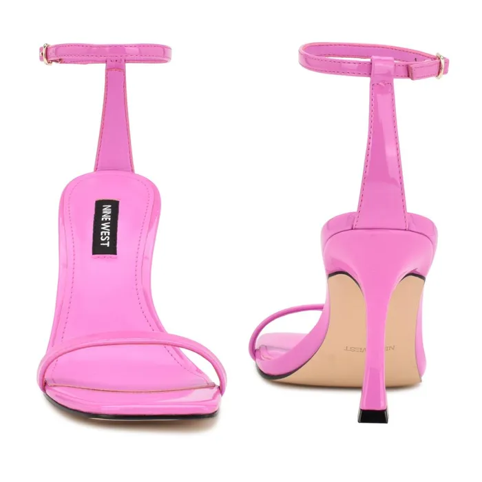 Yess Ankle Strap Sandals Pink Patent Women Nine West Sandals Yess Ankle Strap Sandals Pink Patent Women Nine West Sandals