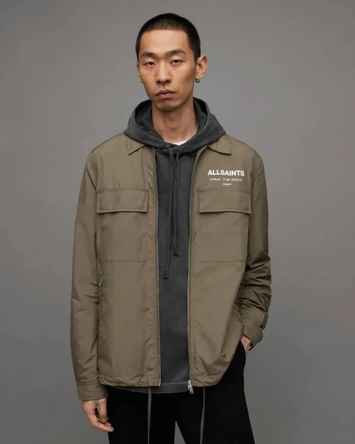 Zito Underground Jacket Light Khaki Men AllSaints Jackets and Coats