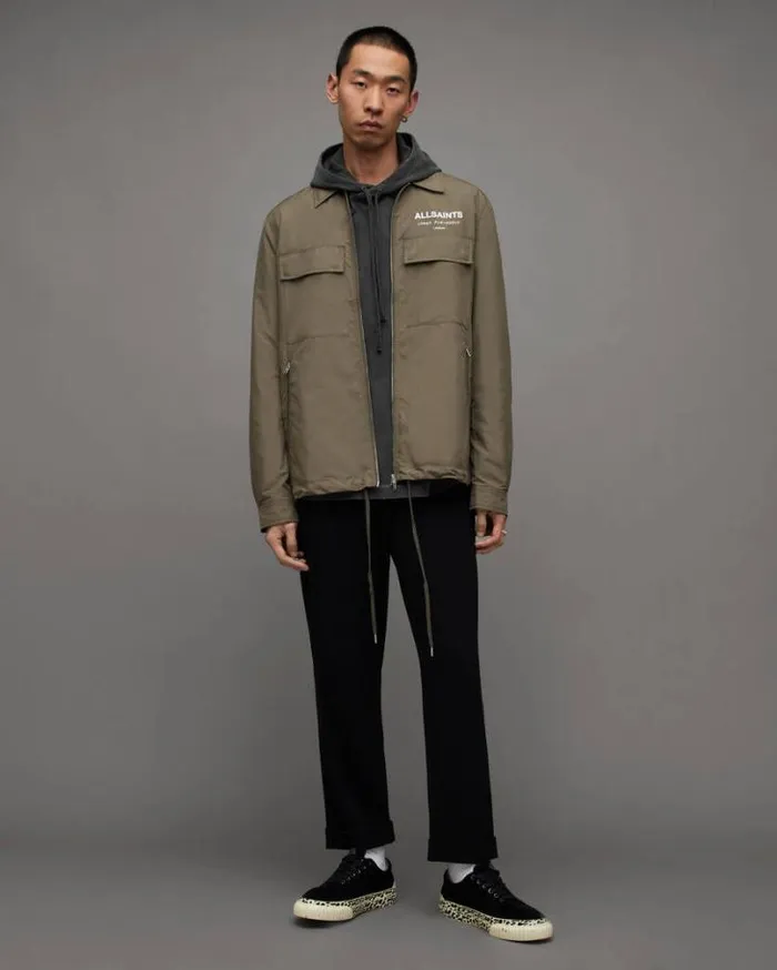 Zito Underground Jacket Light Khaki Men AllSaints Jackets and Coats
