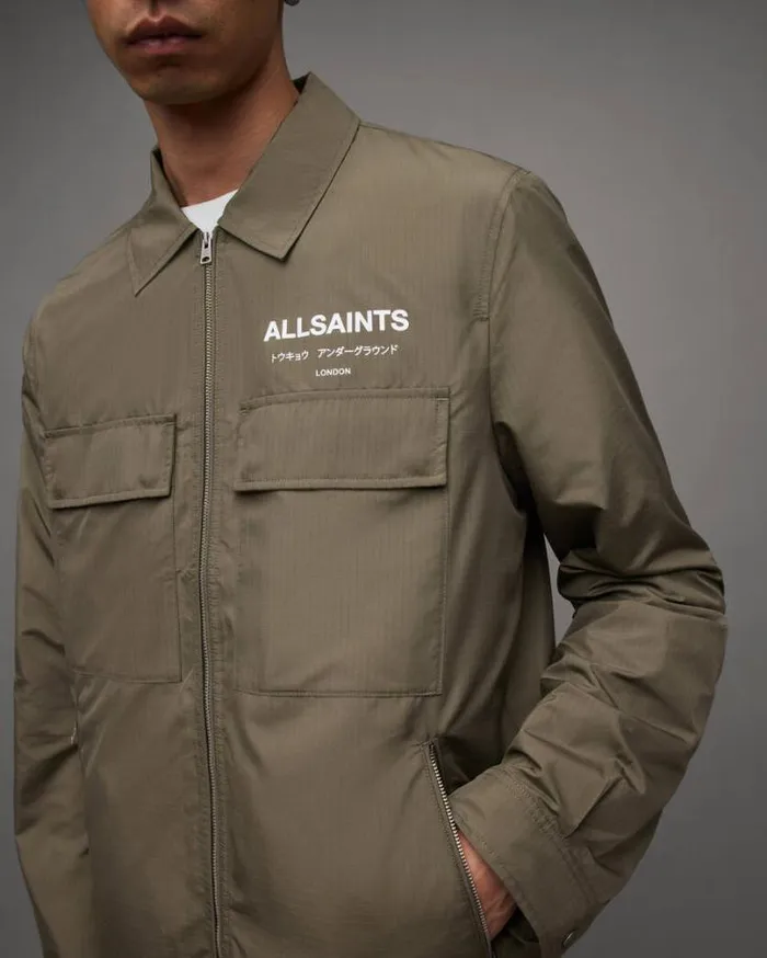 Zito Underground Jacket Light Khaki Men AllSaints Jackets and Coats