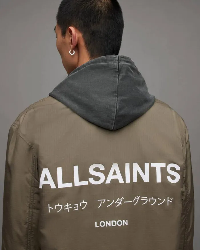 Zito Underground Jacket Light Khaki Men AllSaints Jackets and Coats